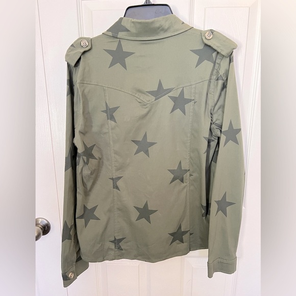 🌹 NWT! Knox Rose All Stars Military Green Shacket - Picture 3 of 6